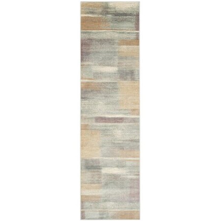 Safavieh Vintage Power Loomed Rectangle Rug- Light Blue- 3 Ft. 3 In. X 5 Ft. 7 In. VTG198-2110-3